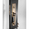 Cerradura de manija de puerta de entrada de aleación de zinc DAB de estilo americano con placa