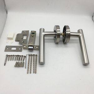 SSS de acero inoxidable Palanca Tubular Lock Dormitorio Baño Baño Privacidad Tubular Palanca Puerta Cerradura