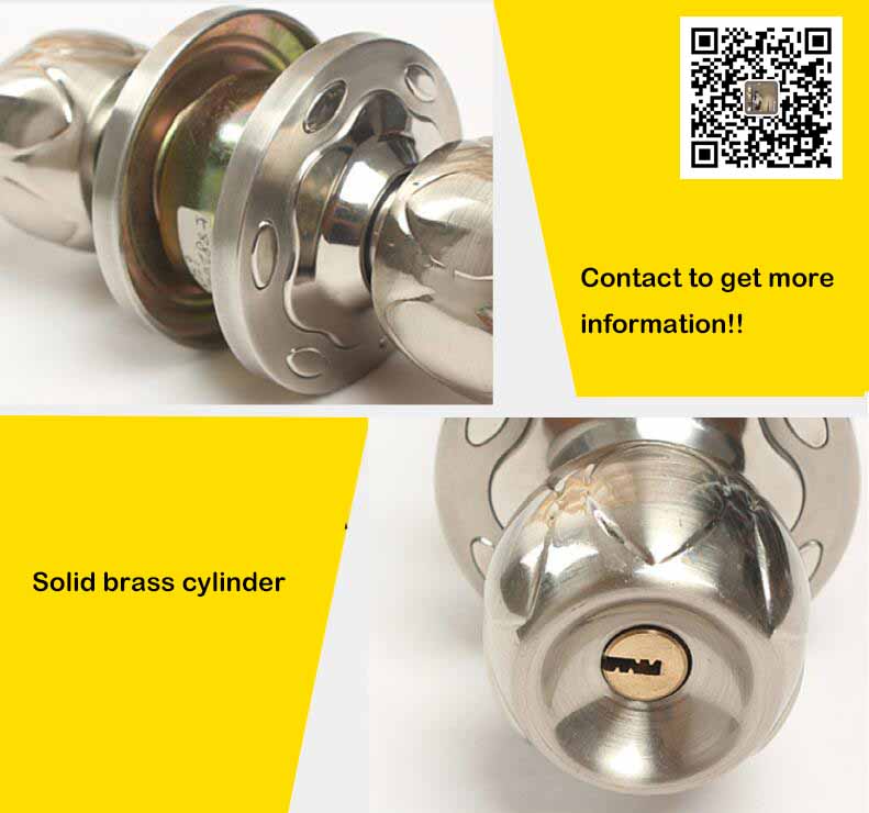 Perilla tubular Cerradura de la puerta cilíndrica para caja fuerte