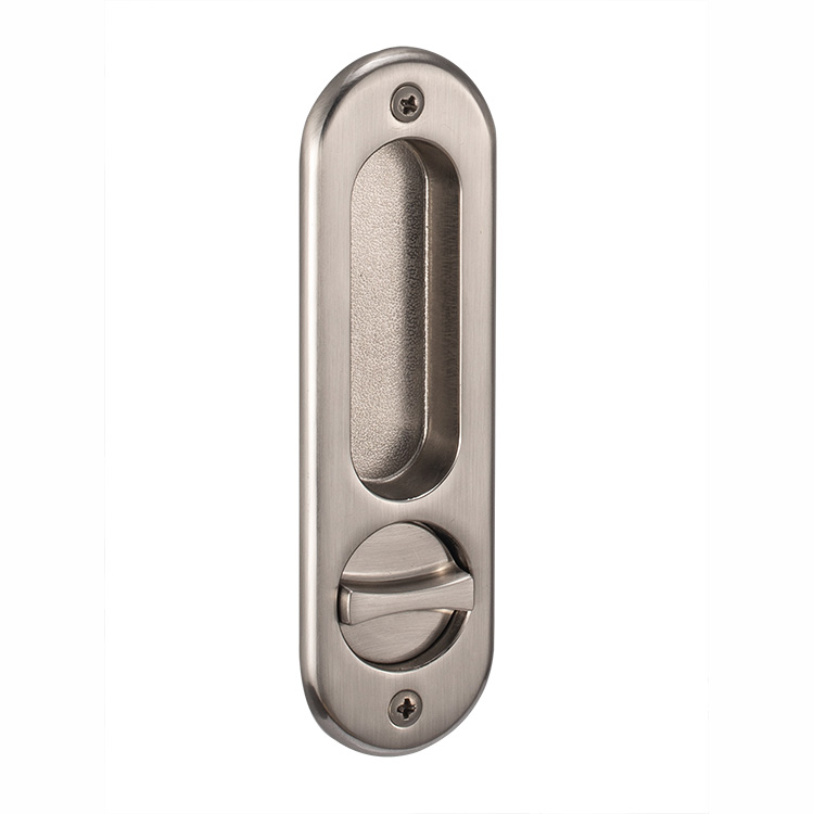Herrajes para puertas de inodoro de baño de aleación de zinc, accesorios de montaje, manija de seguridad segura, cerradura de puerta corrediza