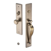 Cerradura de puerta del oro de 24k del material de cobre puro de lujo de la aleación de zinc para la puerta de entrada doble