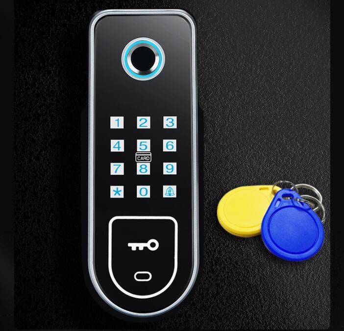 WiFi Bluetooth Security Key App Remote App Fingerprint Contraseña RIM Smart Puerta Bloqueo