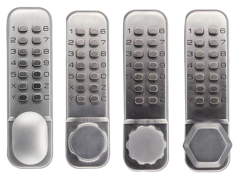 Fuente de alimentación europea sin llave impermeable-impermeable código de puerta mecánico cerradura de puerta