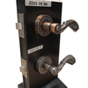Hardware de baño de aleación de zinc mejores cerraduras de seguridad de puerta interior