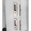 Cerraduras de la puerta del baño de la aleación de zinc Mini Puerta de diapositiva Bloqueo de la puerta de la puerta corredera segura con un conjunto de cerradura