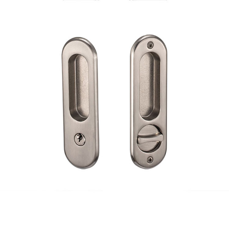 Cerraduras de la puerta del baño de la aleación de zinc Mini Puerta de diapositiva Bloqueo de la puerta de la puerta corredera segura con un conjunto de cerradura