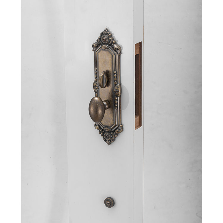 Cerradura de puerta de entrada de aleación de zinc SG con cerradura de puerta estilo diseño clásico para puerta de entrada